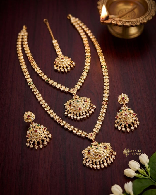 1gm gold covering bridal -Impon Aksha Trends