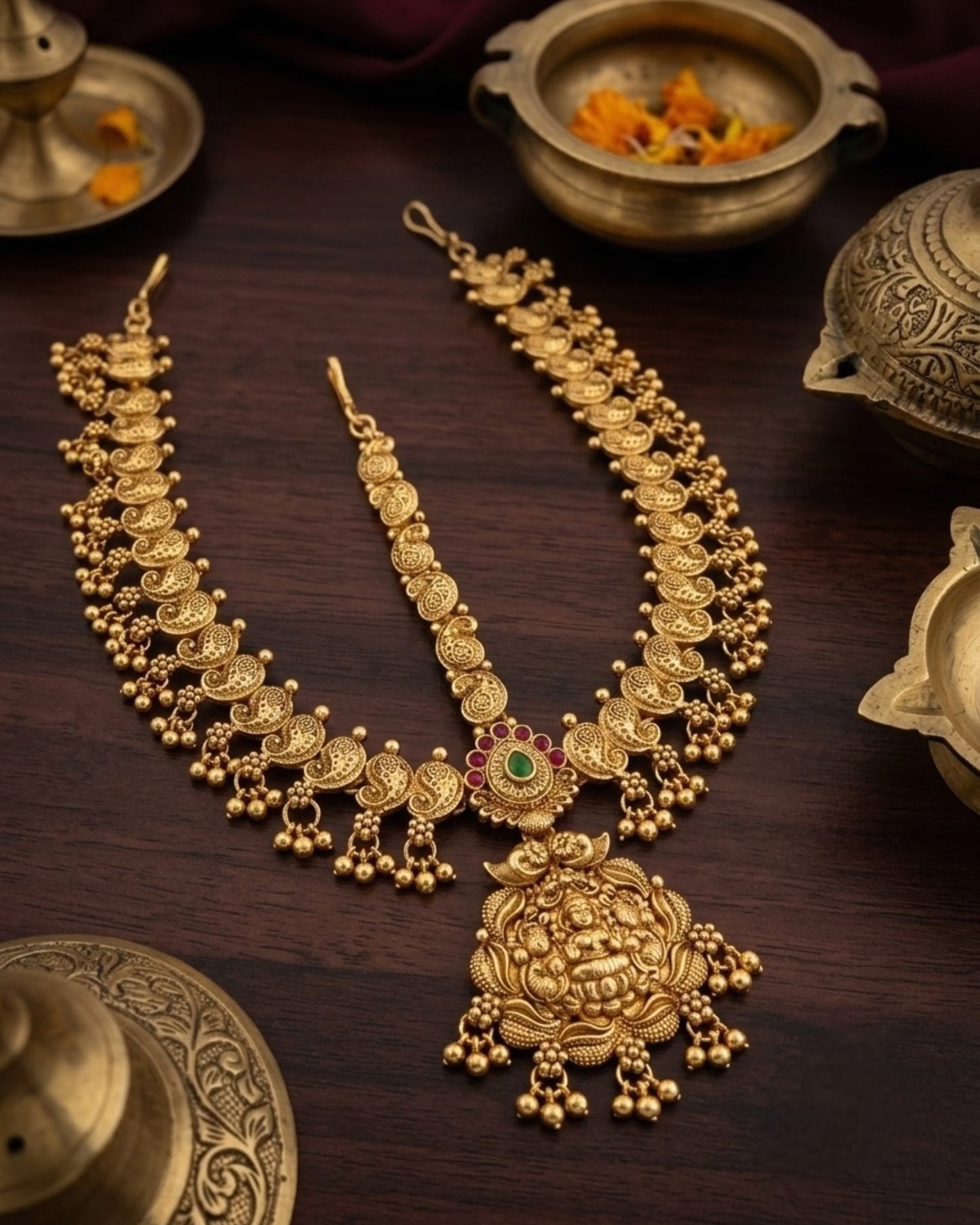 Antique mathapatti tikka -lakshmi Aksha Trends