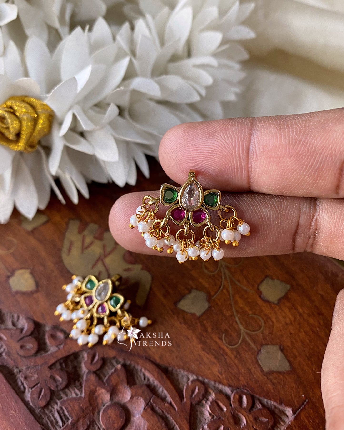 Premium Kemp Bugadi Earrings Aksha Trends