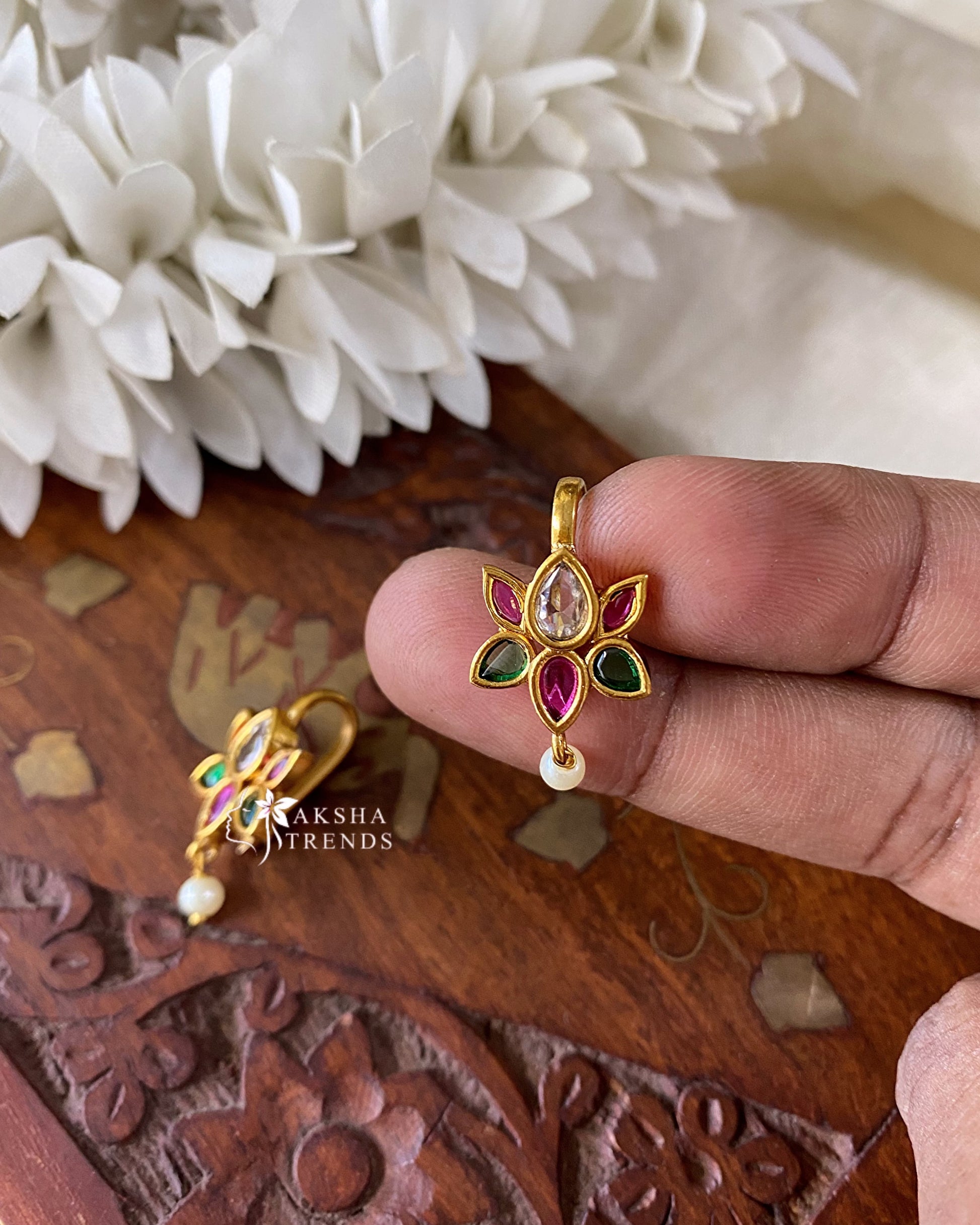 Premium Kemp Bugadi Earrings Aksha Trends