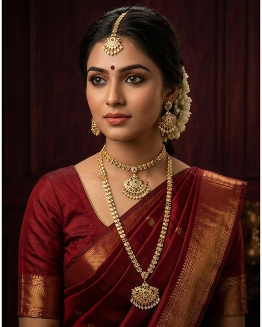 1gm gold covering bridal -Impon Aksha Trends