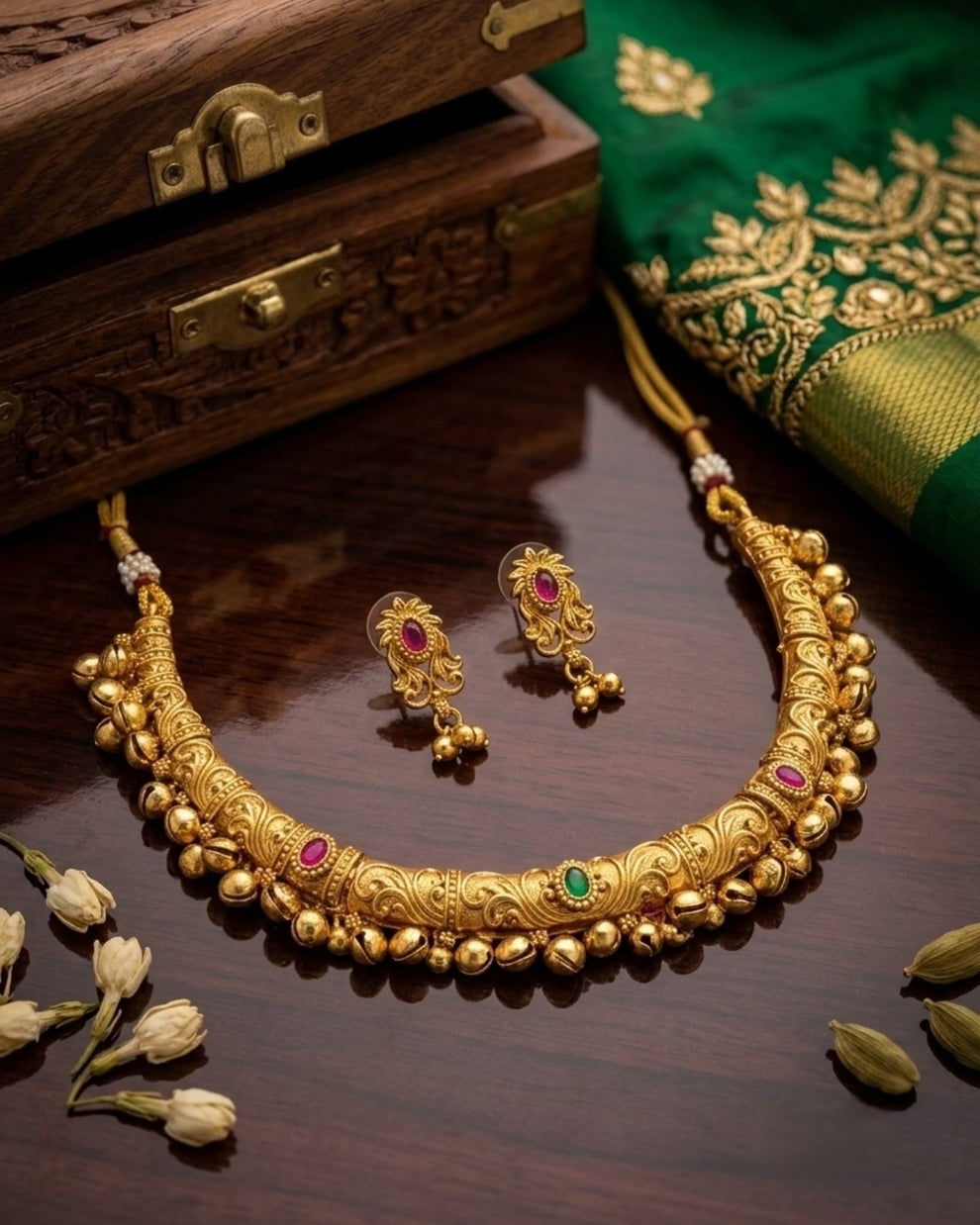 Ghungroo Hasli Necklace Aksha Trends 