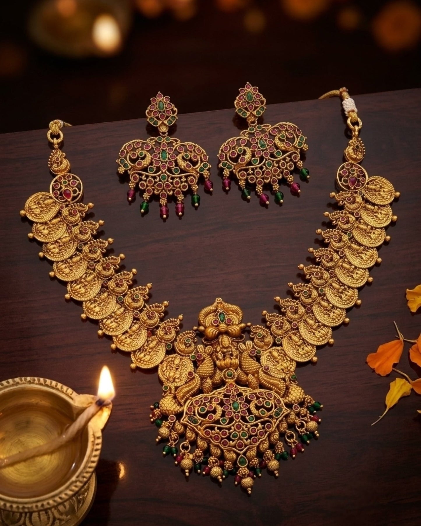 Antique bridal necklace Aksha Trends