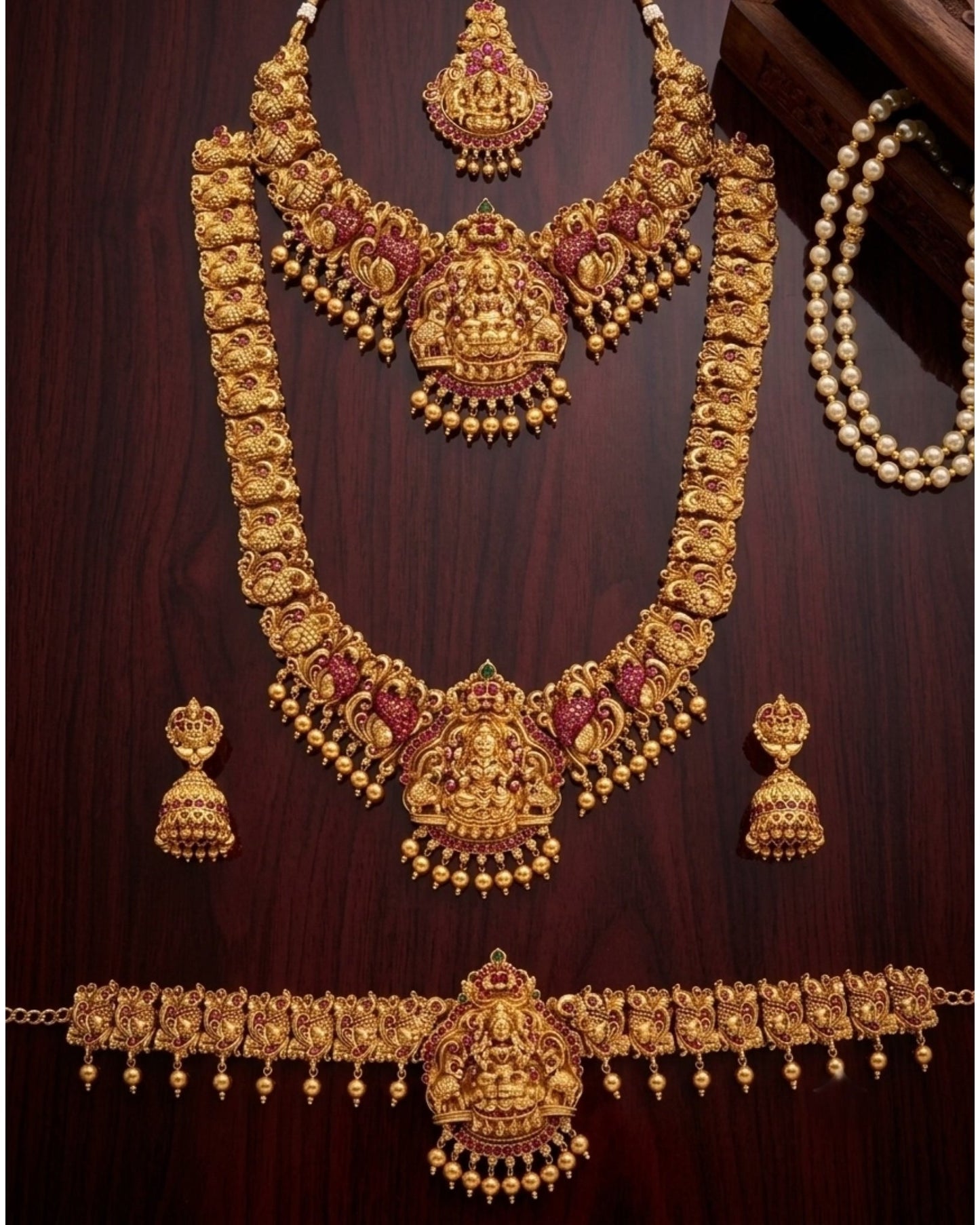 Heavy Lakshmi Bridal combo Aksha Trends