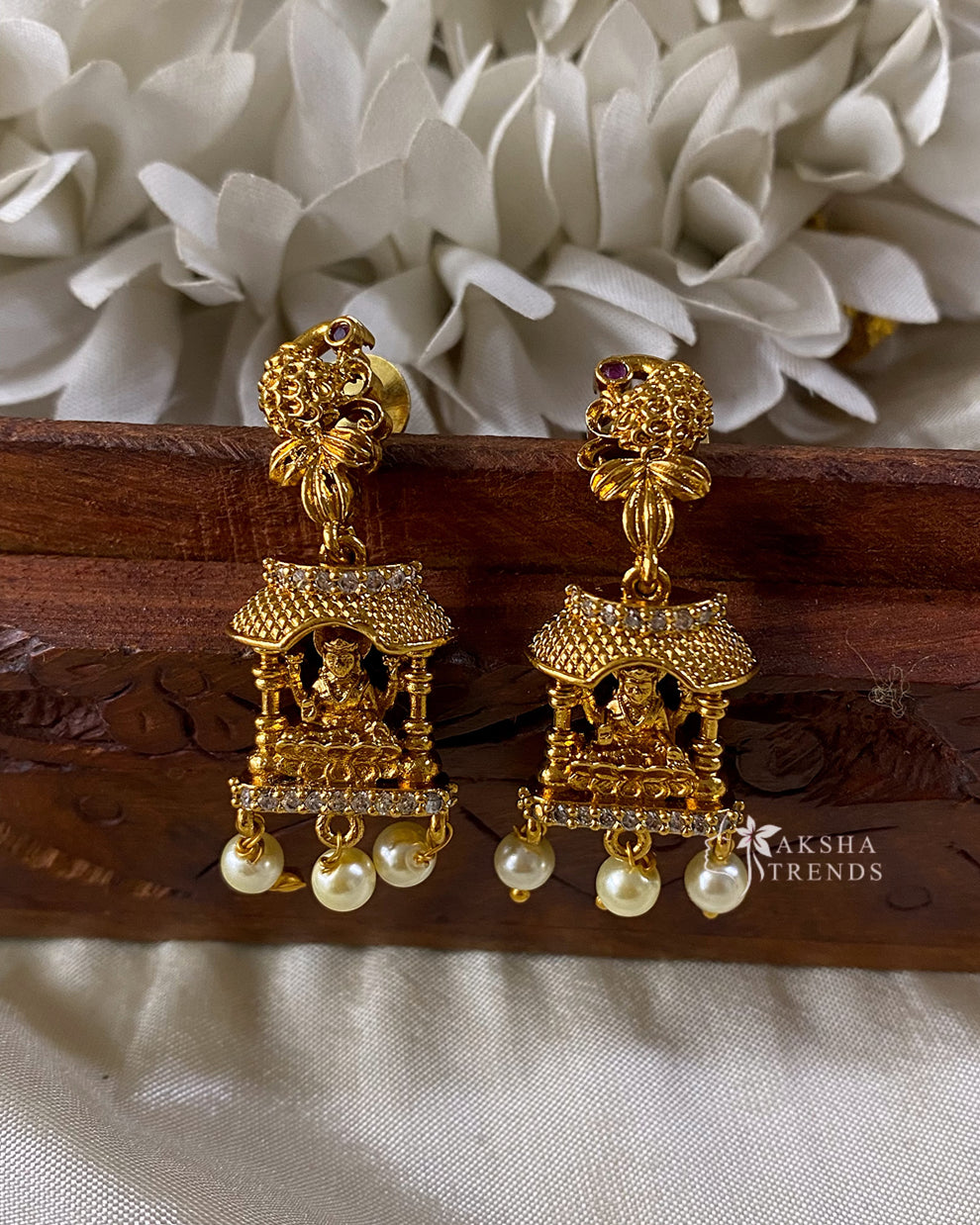 Premium lakshmi Jhumkas -small Aksha Trends 