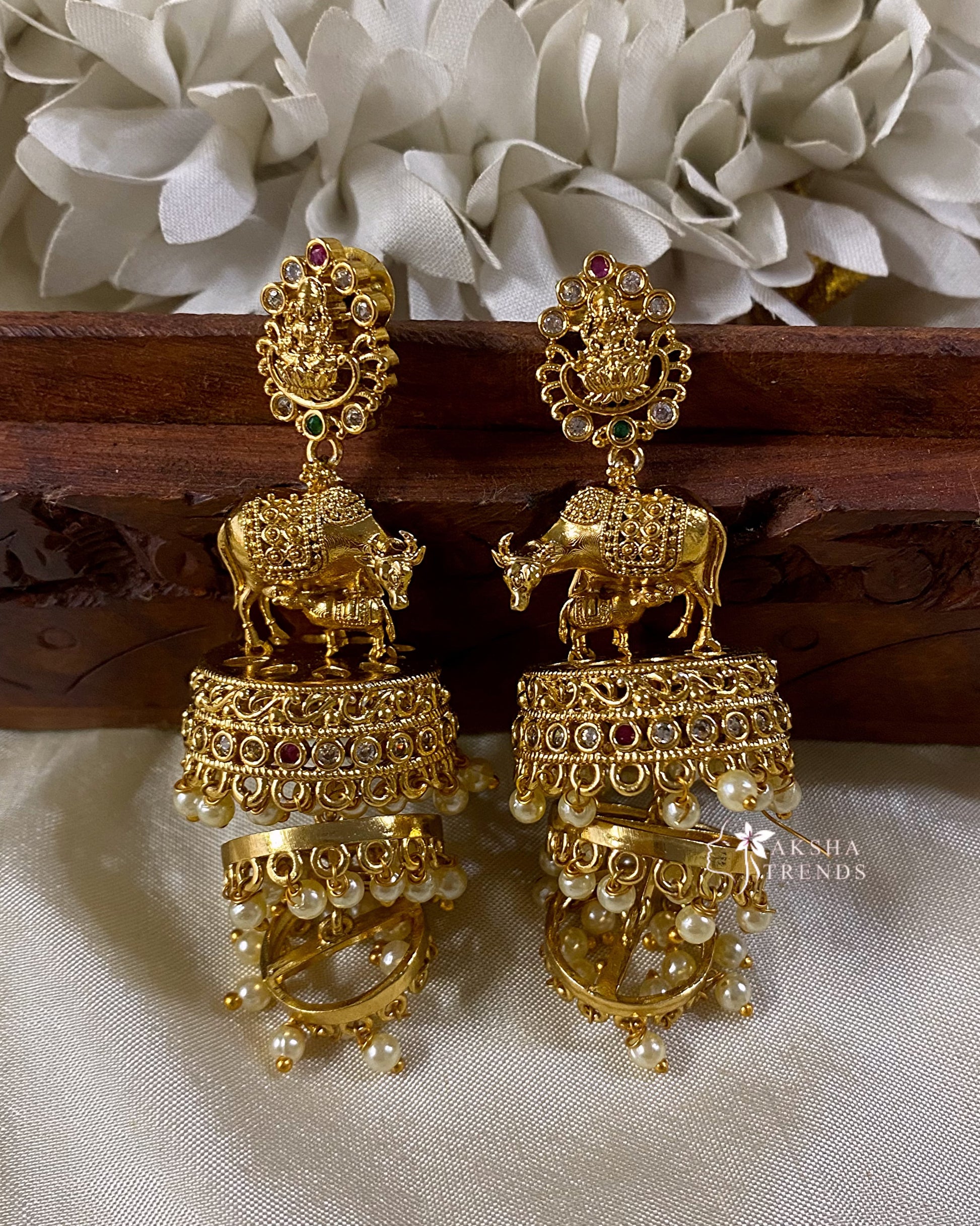 Premium Bridal step Jhumka Aksha Trends