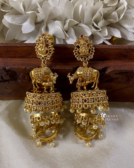 Premium Bridal step Jhumka Aksha Trends
