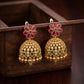Floral diamond jhumka Aksha Trends