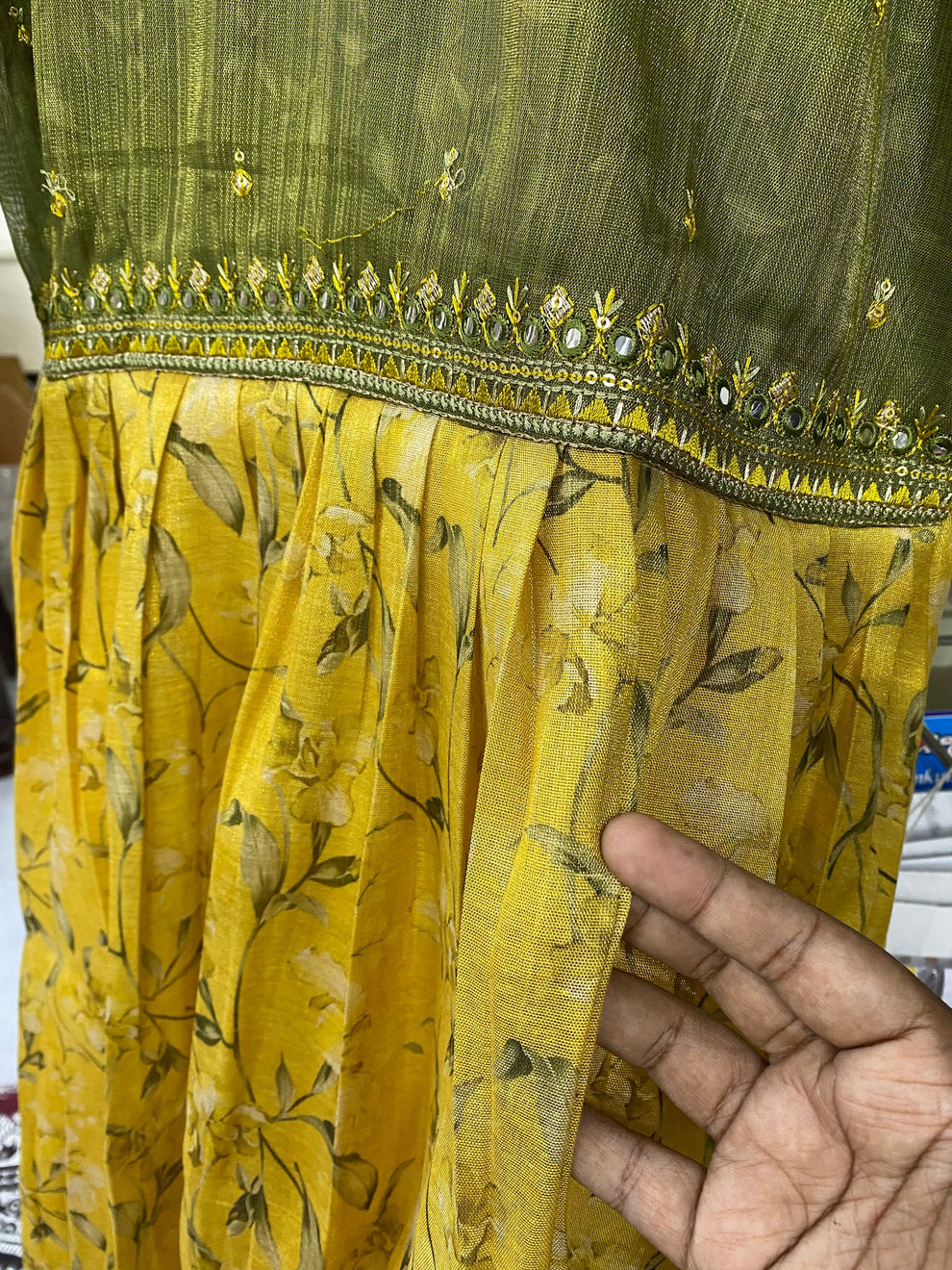 Premium Silk Anarkali Kurti (M) Aksha Trends 