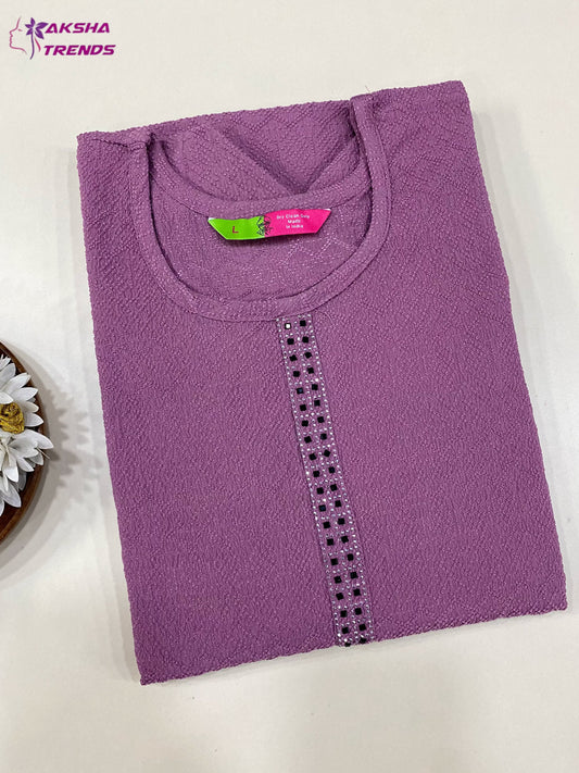 Popcorn Soft Kurti (L) Aksha Trends