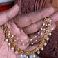 Premium diamond earchain -3 layer Aksha Trends