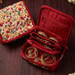 Jewellery Travel Bag -Red floral Aksha Trends
