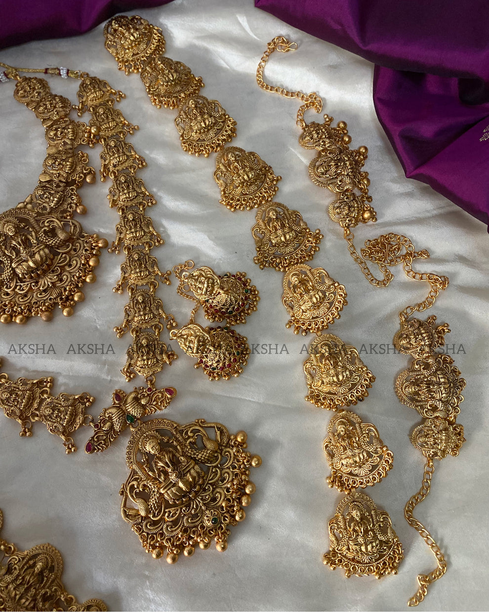 Lakshmi idol bridals full set Aksha Trends 