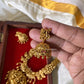 Golden Nagasi bridal necklace Aksha Trends