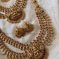 Temple golden bridal -layered design Aksha Trends