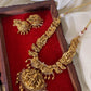 Golden Nagasi bridal necklace Aksha Trends