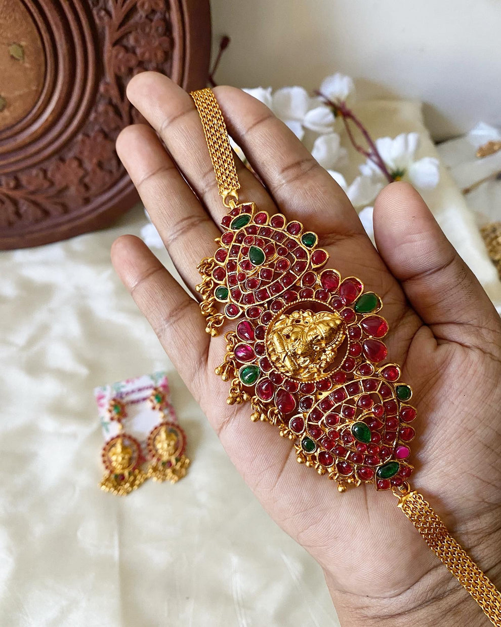 Lakshmi kemp choker big size Aksha Trends 