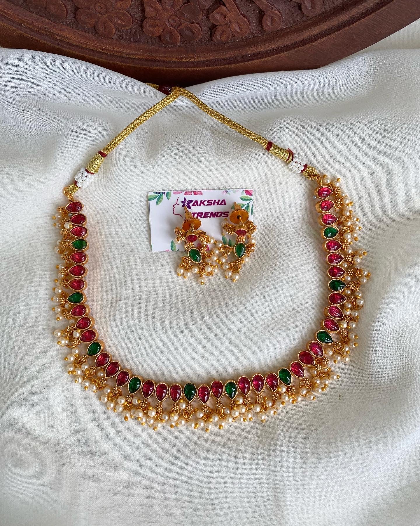Kemp guttapusulu necklace Aksha Trends