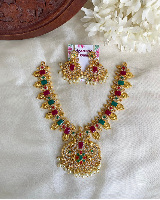 Goldpolish ramparivar necklace Aksha Trends