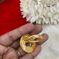 Golden lakshmi kemp finger rings Aksha Trends