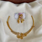 Floral partywear hasli necklace Aksha Trends