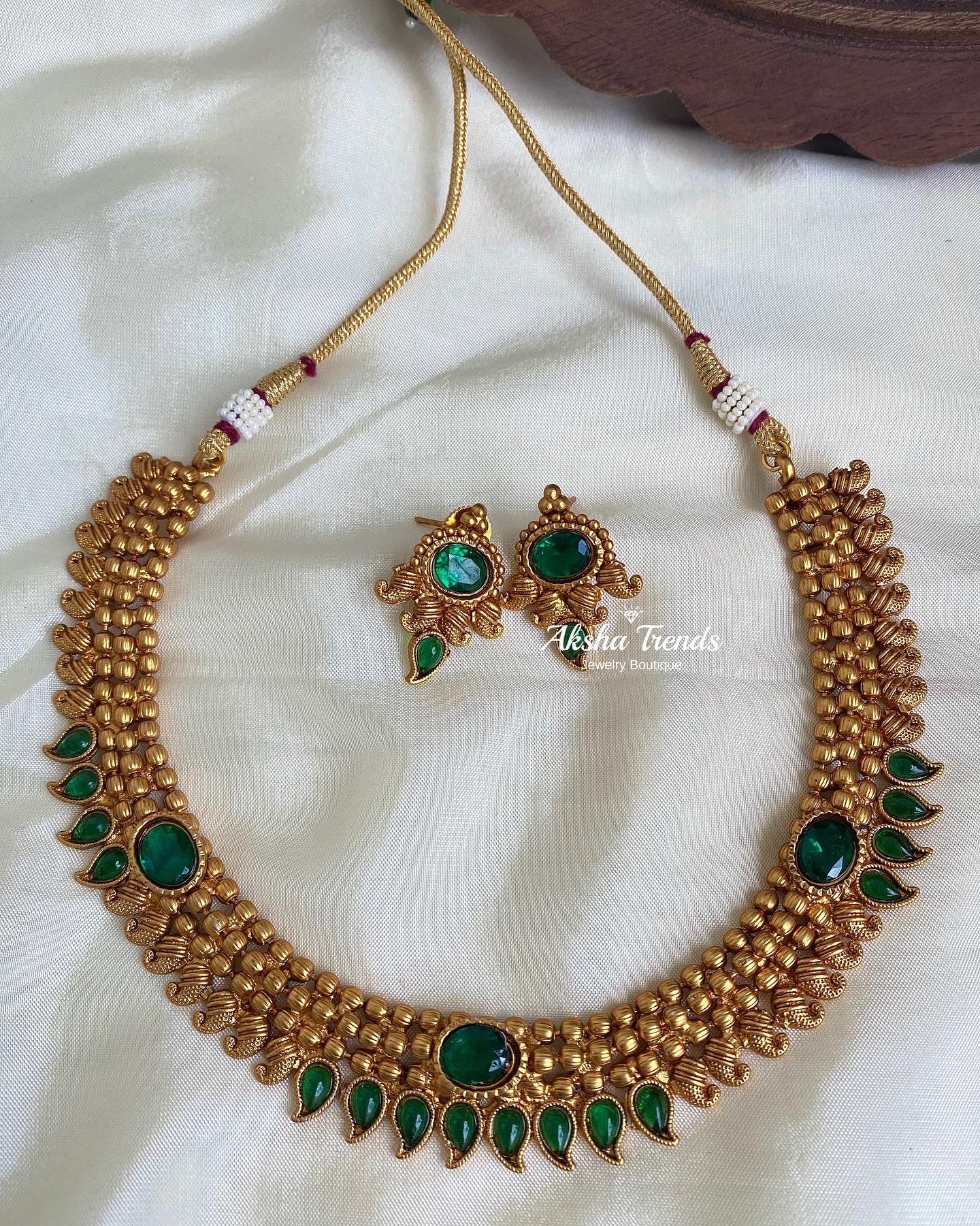 Manga gold necklace Aksha Trends
