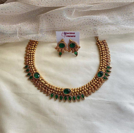 Manga gold necklace Aksha Trends