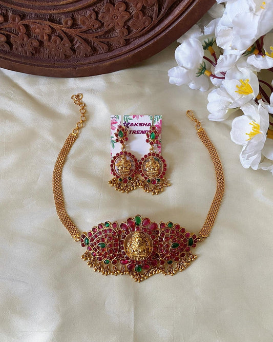 Kundavi kemp choker big size Aksha Trends