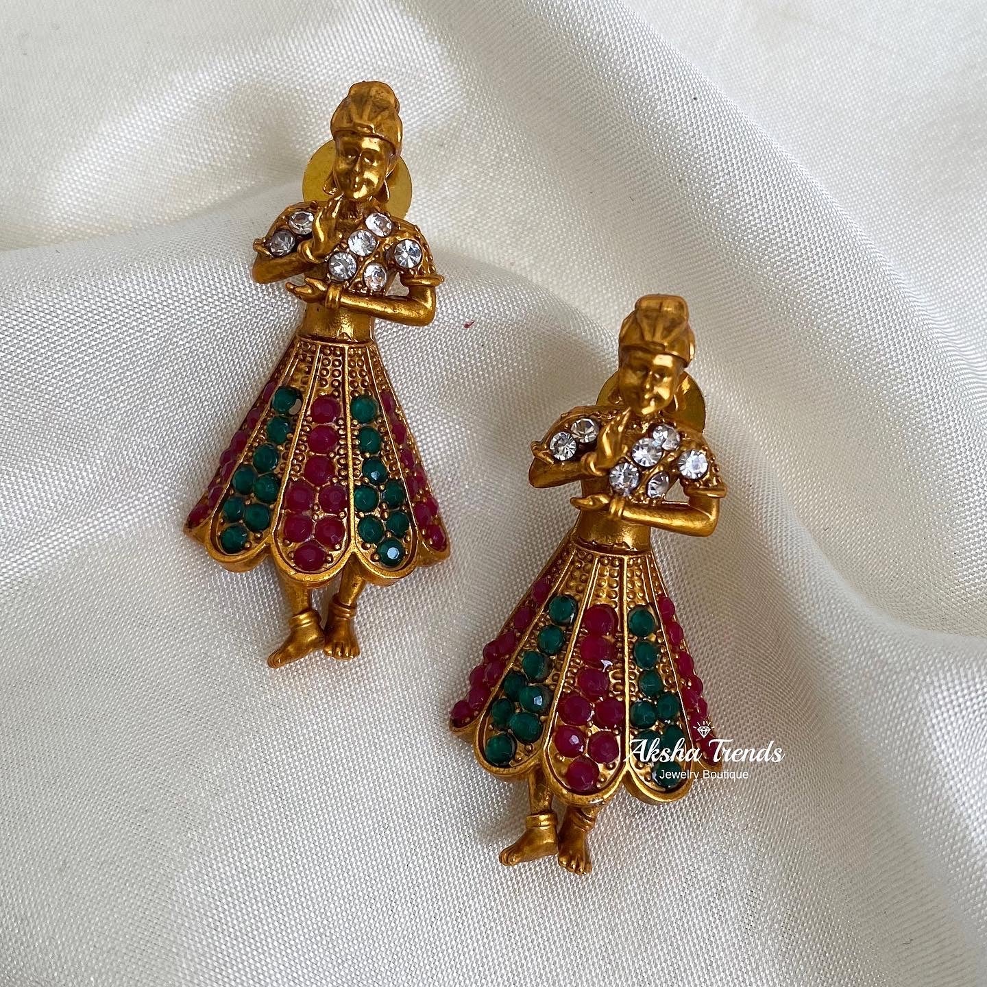 Muttabomma jhumka -multi Aksha Trends