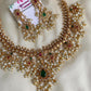 Guttapusulu golden necklace Aksha Trends