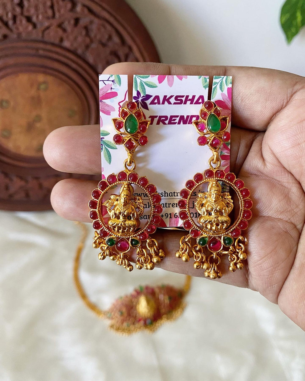 Lakshmi kemp choker big size Aksha Trends 