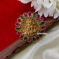 Golden lakshmi kemp finger rings Aksha Trends