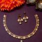 Goldplated AD necklace Aksha Trends