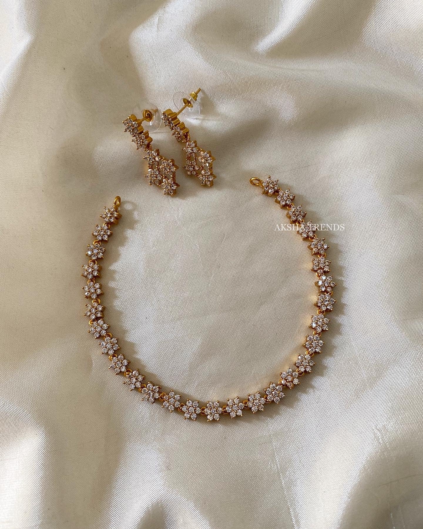 Nakshatra diamond necklace Aksha Trends