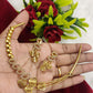 Floral partywear hasli necklace Aksha Trends