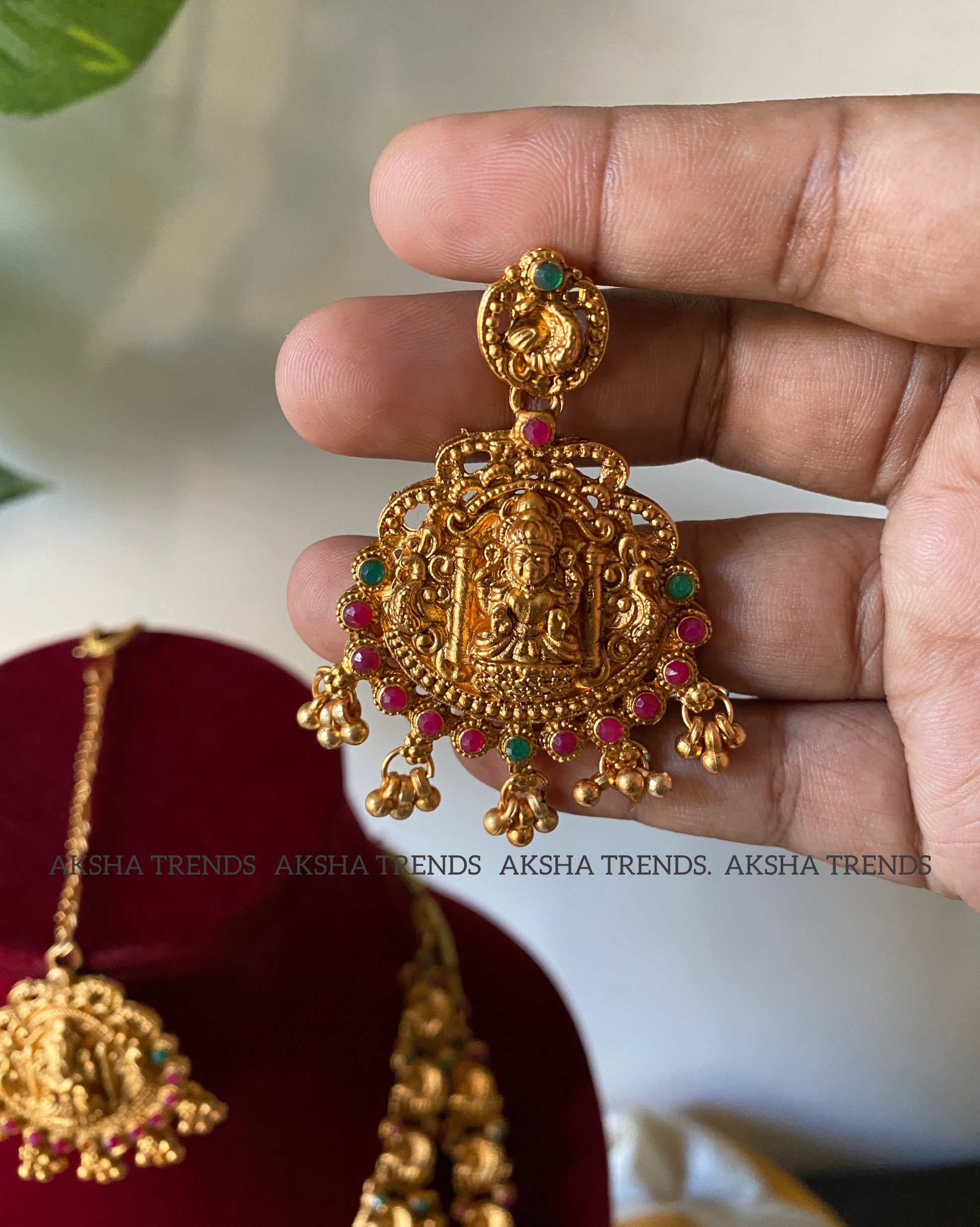Peacock with lakshmi semi bridals Aksha Trends