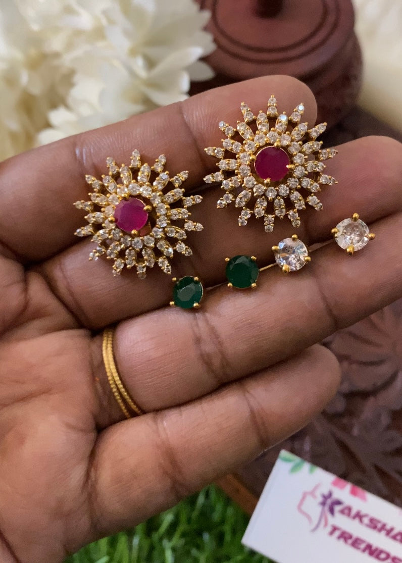 Buy Vintage 18k Gold Plated Interchangeable Charm Earrings  Online in  India  Etsy